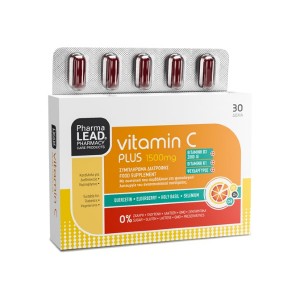 Pharmalead Vitamin C Plus 1500mg Συμπλήρωμα Διατροφής με Bιταμίνη C, Κερσετίνη, Elderberry και Holy Basil, 30caps