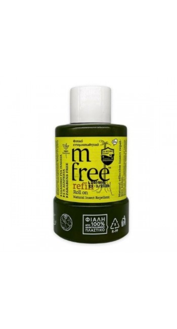 M-Free Φυτικό Εντομοαπωθητικό Roll On Refill Ανταλλακτικό, 75ml
