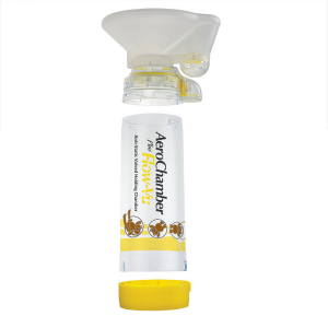 AeroChamber Plus Flow-Vu Παιδικός Aεροθάλαμος Eισπνοών με Μεσαία Mάσκα 1-5 ετών, 1τμχ