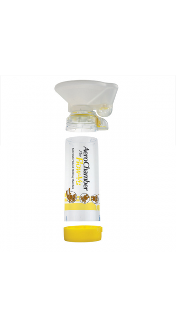 AeroChamber Plus Flow-Vu Παιδικός Aεροθάλαμος Eισπνοών με Μεσαία Mάσκα 1-5 ετών, 1τμχ