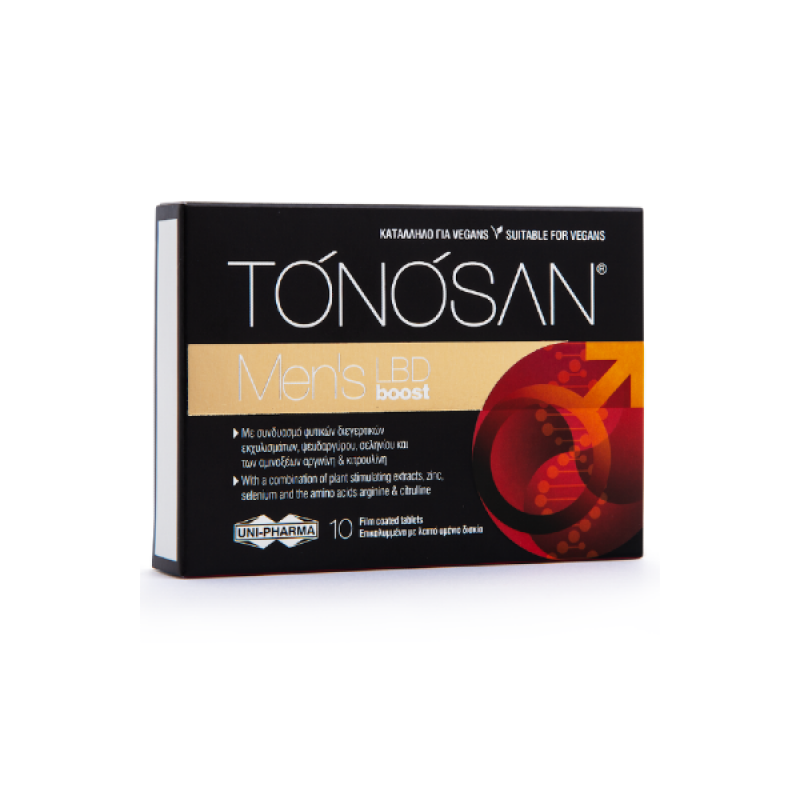 Tonosan Men’s LBD Boost Βοήθημα για Την Ανδρική Λίμπιντο, 10caps Tonosan Men’s LBD Boost Βοήθημα για Την Ανδρική Λίμπιντο, 10caps