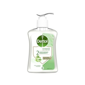 Dettol Αντιβακτηριδιακό Κρεμοσάπουνο Αλόη Με Αντλία, 250ml
