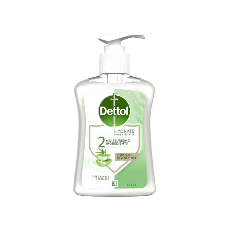 Dettol Αντιβακτηριδιακό Κρεμοσάπουνο Αλόη Με Αντλία, 250ml