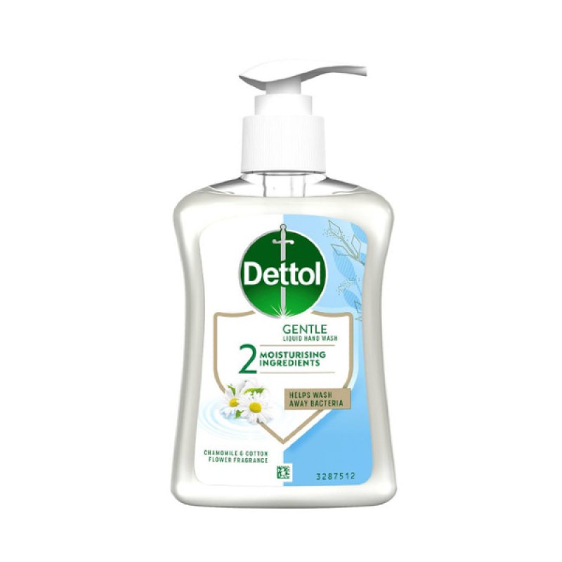 Dettol Αντιβακτηριδιακό Κρεμοσάπουνο χαμομήλι & βαμβάκι Με Αντλία, 250ml