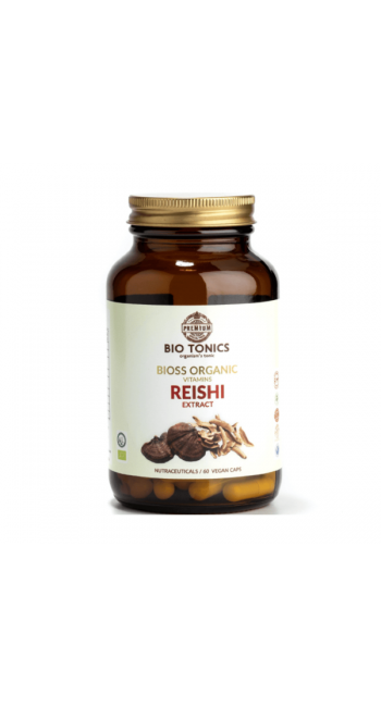 Bio-Tonics Bioss Organic Reishi Extract 350mg Συμπλήρωμα για ενίσχυση του ανοσοποιητικού, 60caps