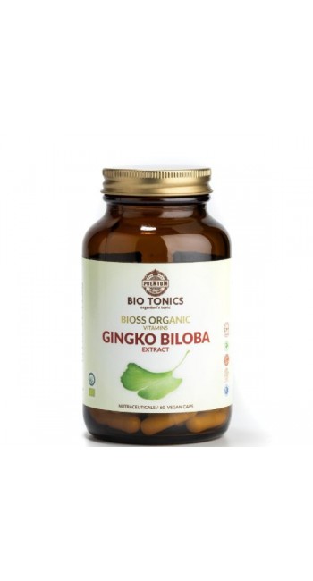 Bio-Tonics Ginkgo Biloba 120mg Συμπλήρωμα Διατροφής για Μνήμη & Συγκέντρωση, 60caps