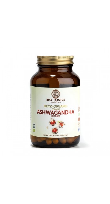 Bio-Tonics Bioss Organic Ashwagandha Extract Για Την Καταπολέμηση Του Στρες, 60caps