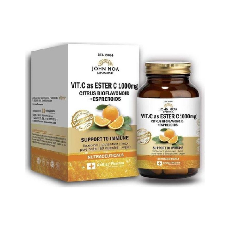 John Noa Vitamin C as Ester C Λιποσωμιακό, 60caps
