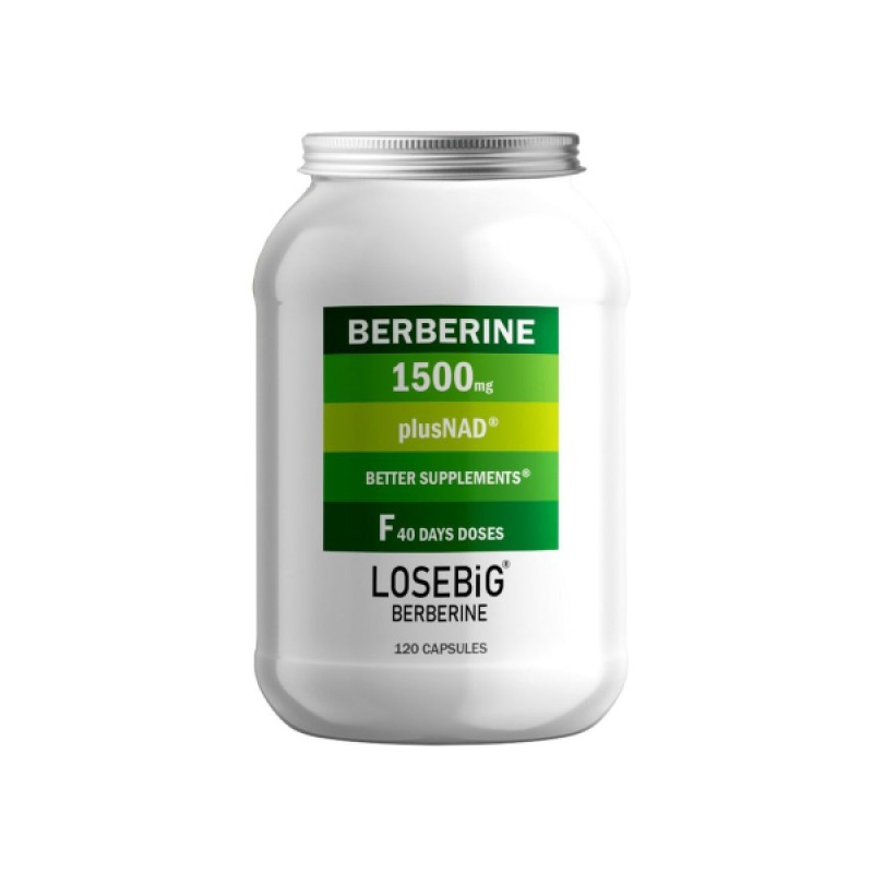 Amhes Losebig Berberine 1500mg Plus Nad, 120caps Amhes Losebig Berberine 1500mg Plus Nad, 120caps