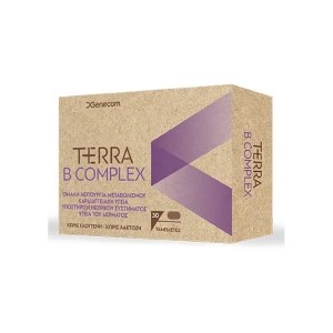 Genecom Terra B-Complex Συμπλήρωμα Διατροφής με Βιταμίνες του Συμπλέγματος Β, 30tabs