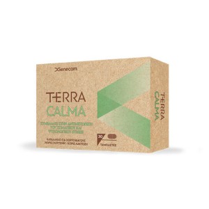Genecom Terra Calma Συμπλήρωμα Διατροφής για την υποστήριξη του νευρικού συστήματος, 30tabs