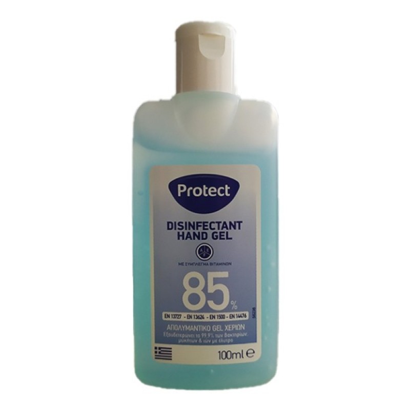 Protect Disinfectant Hand Gel 85% Απολυμαντικό Χεριών σε Gel, 100ml