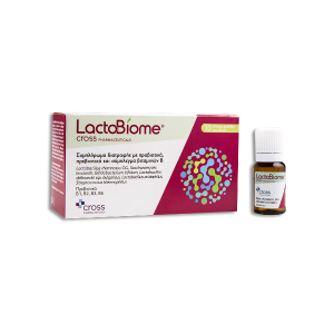 LactoBiome Συμπλήρωμα Διατροφής με Προβιοτικά - Πρεβιοτικά & Σύμπλεγμα Βιταμινών Β, 10x10ml