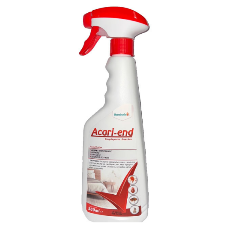 Dominate Plus Acari-end Ετοιμόχρηστο Βιοκτόνο (Ακαρεοκτόνο), 500ml Dominate Plus Acari-end Ετοιμόχρηστο Βιοκτόνο (Ακαρεοκτόνο), 500ml
