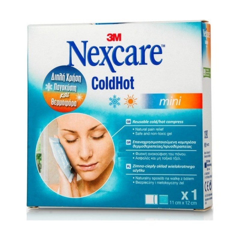 Nexcare ColdHot Mini 11cm x 12cm Παγοκύστη & Θερμοφόρα, 1τμχ Nexcare ColdHot Mini 11cm x 12cm Παγοκύστη & Θερμοφόρα, 1τμχ