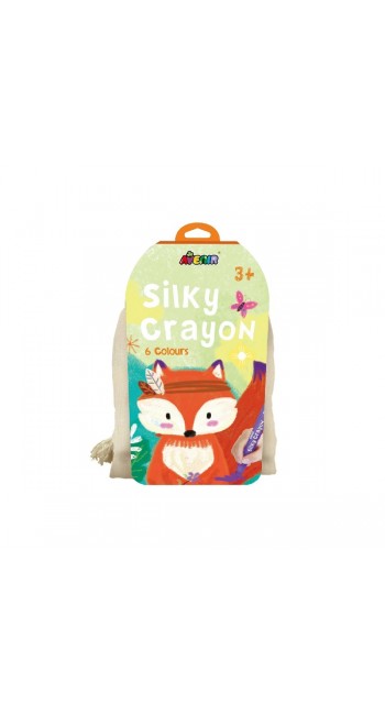 Avenir Arts & Crafts Silky Crayons Fox Παιδικές Μπογιές Ζωγραφικής, 6χρώματα