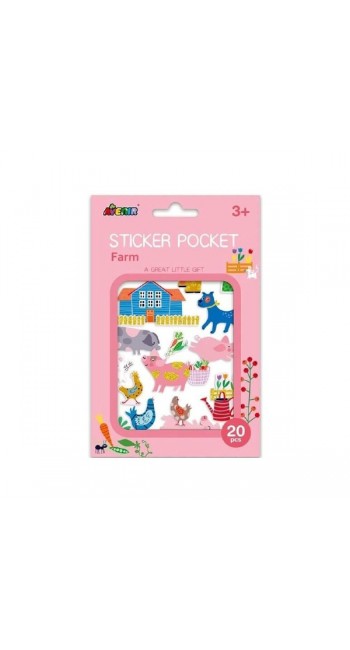 Avenir Sticker Pocket Farm, 20τμχ