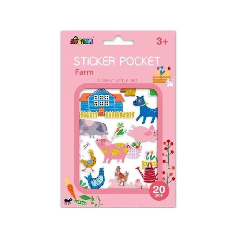 Avenir Sticker Pocket Farm, 20τμχ Avenir Sticker Pocket Farm, 20τμχ