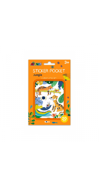 Avenir Sticker Pocket Jungle, 20τμχ