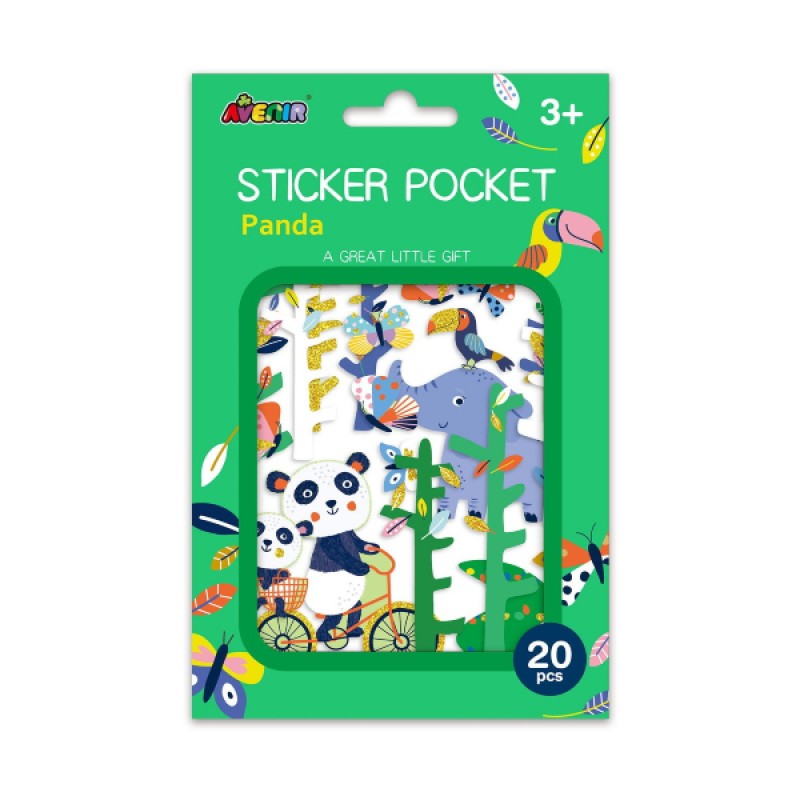 Avenir Sticker Pocket Panda, 20τμχ Avenir Sticker Pocket Panda, 20τμχ