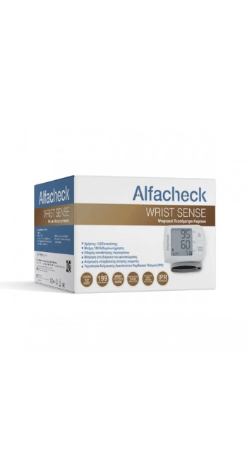 Alfacheck Wrist Sense Πιεσόμετρο Καρπού, 1τμχ