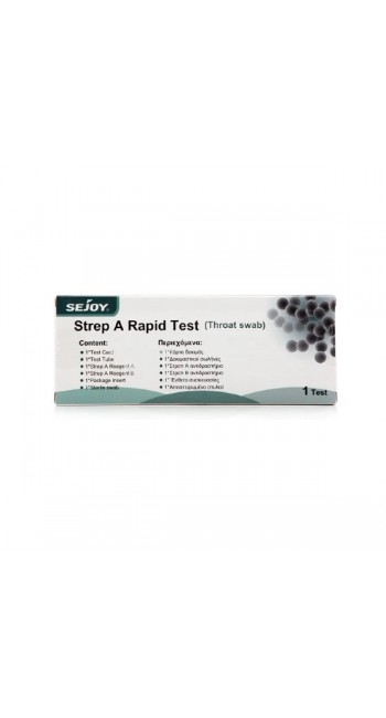Sejoy Strep A Rapid Test Τεστ Στρεπτόκοκκου Α, 1τμχ