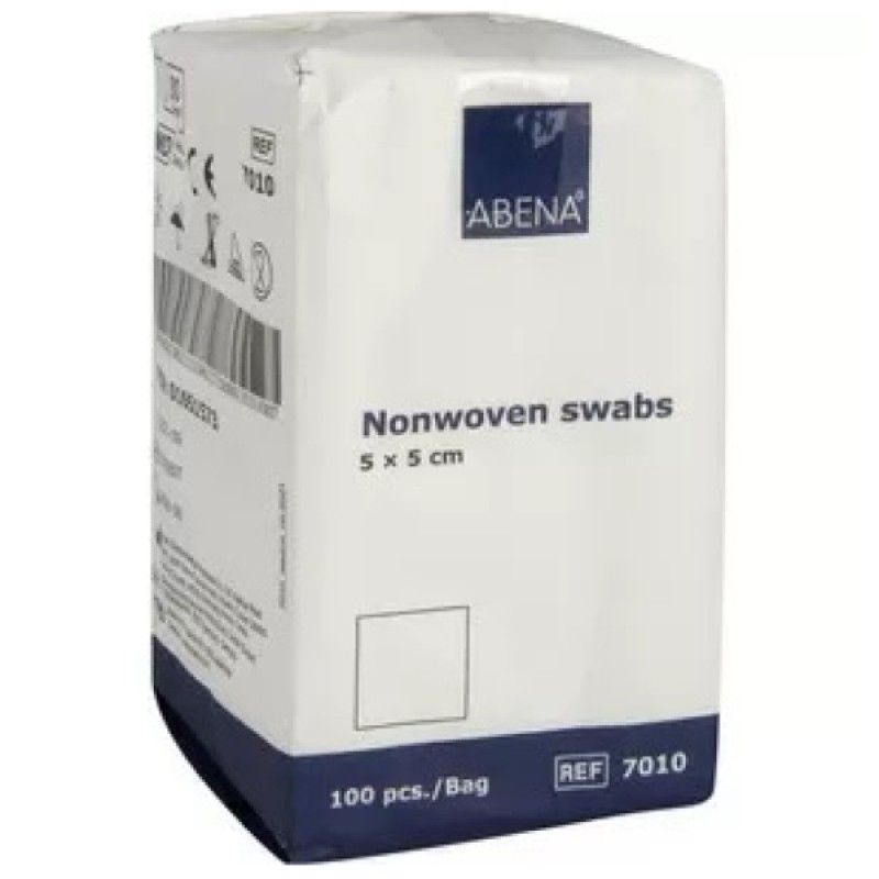 Abena Non Woven Επιθέματα Γάζας Μη Αποστειρωμένα 4ply, 5x5cm, 100τμχ Abena Non Woven Επιθέματα Γάζας Μη Αποστειρωμένα 4ply, 5x5cm, 100τμχ