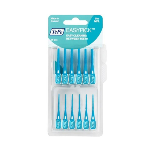 TePe EasyPick Μεσοδόντιες Οδοντογλυφίδες Μέγεθος Medium/Large Mπλε, 60τμχ