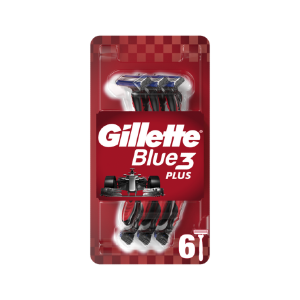Gillette Blue 3 Plus Red Ξυραφάκια μιας Χρήσης, 6τμχ