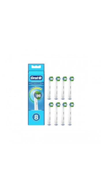 Oral-B Precision Clean Κεφαλές Βουρτσίσματος με Τεχνολογία CleanMaximiser, 8τμχ