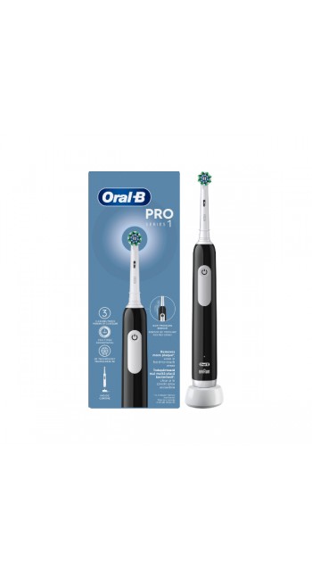 Oral-B Pro Series 1 Ηλεκτρική Οδοντόβουρτσα Μαύρη, 1τμχ 