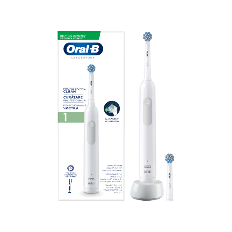 Oral-B Laboratory Professional Clean 1 Ηλεκτρική Οδοντόβουρτσα, 1τμχ Oral-B Laboratory Professional Clean 1 Ηλεκτρική Οδοντόβουρτσα, 1τμχ