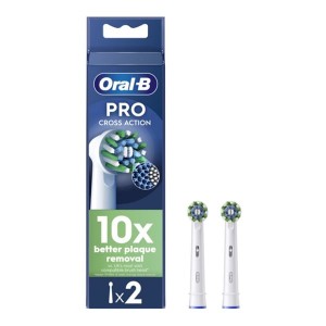 Oral-B Pro CrossAction Ανταλλακτικές Κεφαλές Ηλεκτρικής Οδοντόβουρτσας, 2τμχ