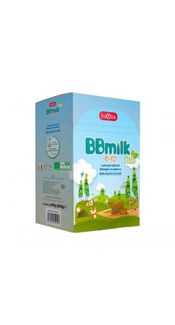 Buona BB Milk Bio Βιολογικό Γάλα Σε Σκόνη Για Βρέφη 0-12m, 800gr