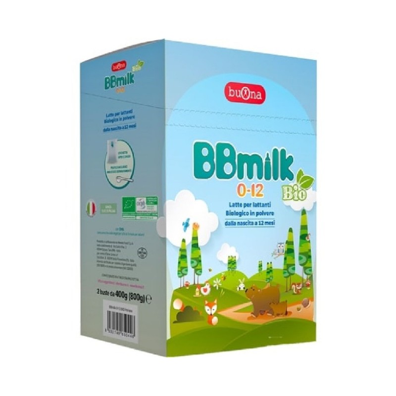 Buona BB Milk Bio Βιολογικό Γάλα Σε Σκόνη Για Βρέφη 0-12m, 800gr