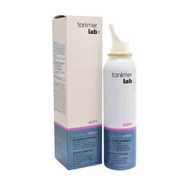 Tonimer Lab Soft Isotonic Spray Ισότονο Διάλυμα για τη Ρινική Συμφόρηση, 125ml 