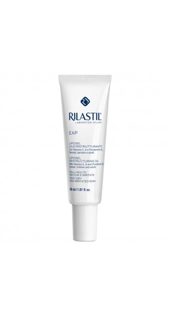 Rilastil EAP Lipogel Restructuring Λάδι Ανάπλασης σε μορφή γέλης για την πολύ ξηρή & ευερέθιστη επιδερμίδα, 30ml