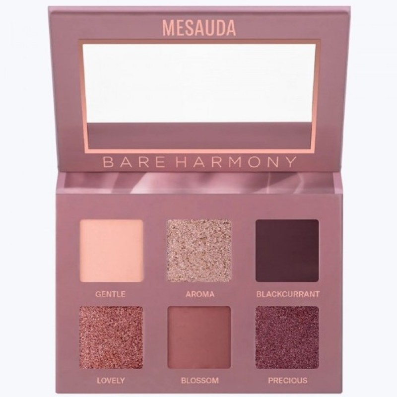Mesauda Bare Harmony Παλέτα Σκιών 201 Tender Mauve, 1τμχ Mesauda Bare Harmony Παλέτα Σκιών 201 Tender Mauve, 1τμχ