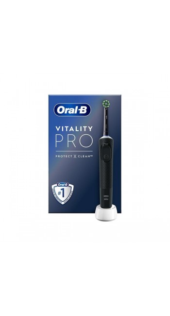 Oral-B Vitality Pro Ηλεκτρική Οδοντόβουρτσα Μαύρη, 1τμχ