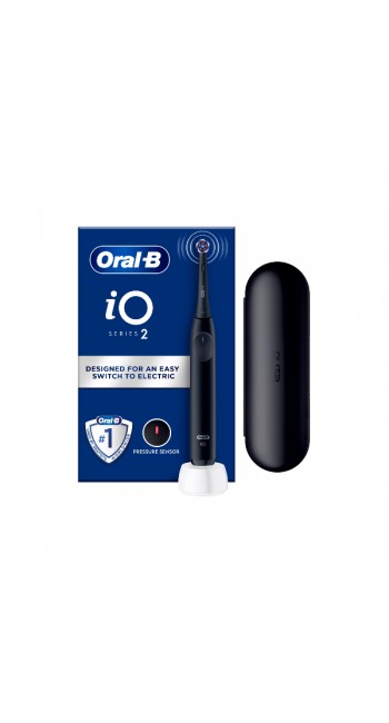 Oral-B iO Series 2  Ηλεκτρική Οδοντόβουρτσα Black, 1τμχ