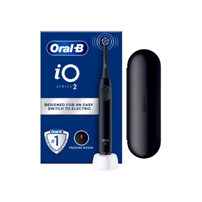 Oral-B iO Series 2 Ηλεκτρική Οδοντόβουρτσα Black, 1τμχ Oral-B iO Series 2 Ηλεκτρική Οδοντόβουρτσα Black, 1τμχ