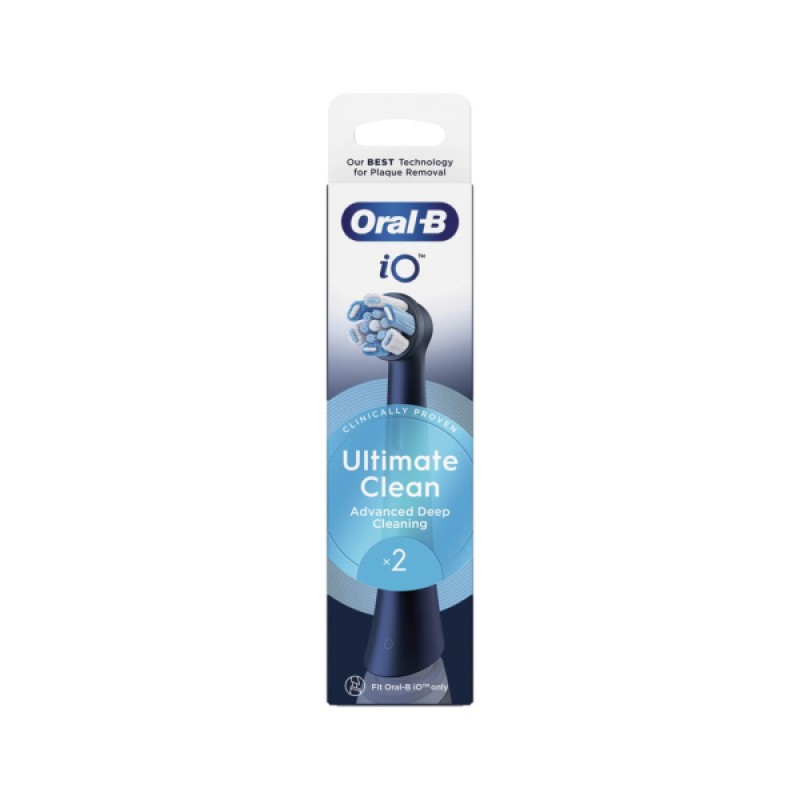 Oral-B iO Ultimate Clean Ανταλλακτικές Κεφαλές Ηλεκτρικής Οδοντόβουρτσας, 2τμχ Oral-B iO Ultimate Clean Ανταλλακτικές Κεφαλές Ηλεκτρικής Οδοντόβουρτσας, 2τμχ