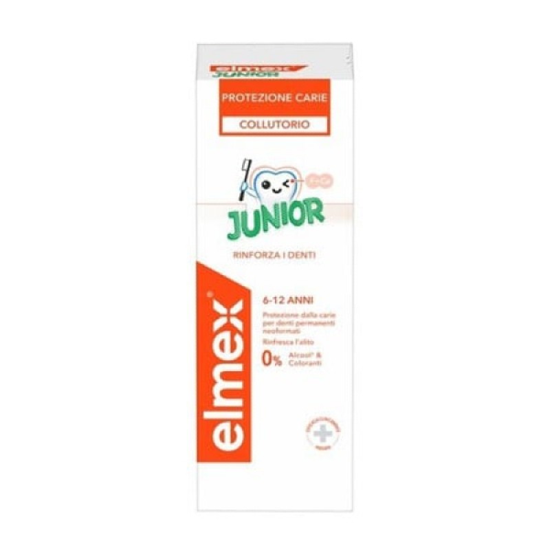 Elmex Caries Junior Στοματικό Διάλυμα για 6+ Χρονών, 400ml