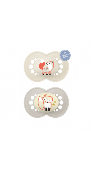 Mam Original Day & Night Σετ Πιπίλες 6-16m, 2τμχ Mam Original Day & Night Σετ Πιπίλες 6-16m, 2τμχ