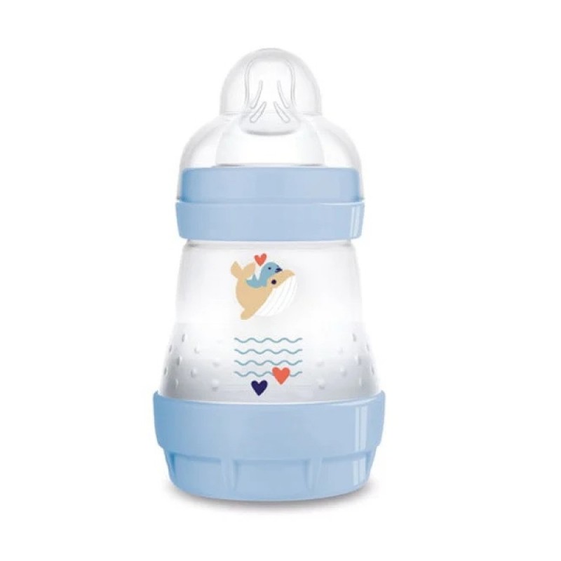 Mam Easy Start Anti-Colic Πλαστικό Mπιμπερό Κατά των Κολικών με Θηλή από Σιλικόνη από 0m+, 160ml Mam Easy Start Anti-Colic Πλαστικό Mπιμπερό Κατά των Κολικών με Θηλή από Σιλικόνη από 0m+, 160ml
