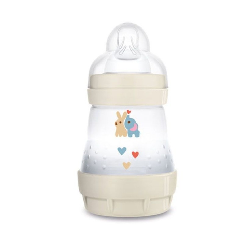Mam Easy Start Anti-Colic Πλαστικό Mπιμπερό Κατά των Κολικών με Θηλή από Σιλικόνη από 0m+, 160ml Mam Easy Start Anti-Colic Πλαστικό Mπιμπερό Κατά των Κολικών με Θηλή από Σιλικόνη από 0m+, 160ml