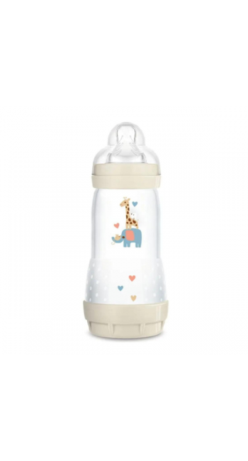 Mam Easy Start Anti-Colic Πλαστικό Μπιμπερό με Θηλή Σιλικόνης Μεγάλης Ροής 4m+, 320ml  Mam Easy Start Anti-Colic Πλαστικό Μπιμπερό με Θηλή Σιλικόνης Μεγάλης Ροής 4m+, 320ml