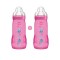 Mam Σετ Easy Active Anti-Colic Πλαστικά Μπιμπερό με Θηλή Σιλικόνης για 4m+, 2X330ml