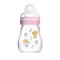 Mam Feel Good Γυάλινο Μπιμπερό με Θηλή Σιλικόνης 0m+, 170ml Mam Feel Good Γυάλινο Μπιμπερό με Θηλή Σιλικόνης 0m+, 170ml