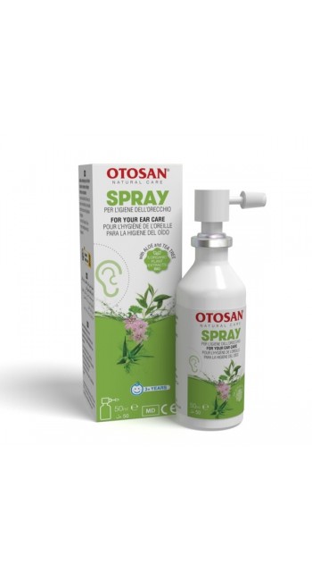 Otosan Ωτικό Σπρέι με Αλόη & Tea Tree για Βαθύ Καθαρισμό των Αυτιών, 50ml